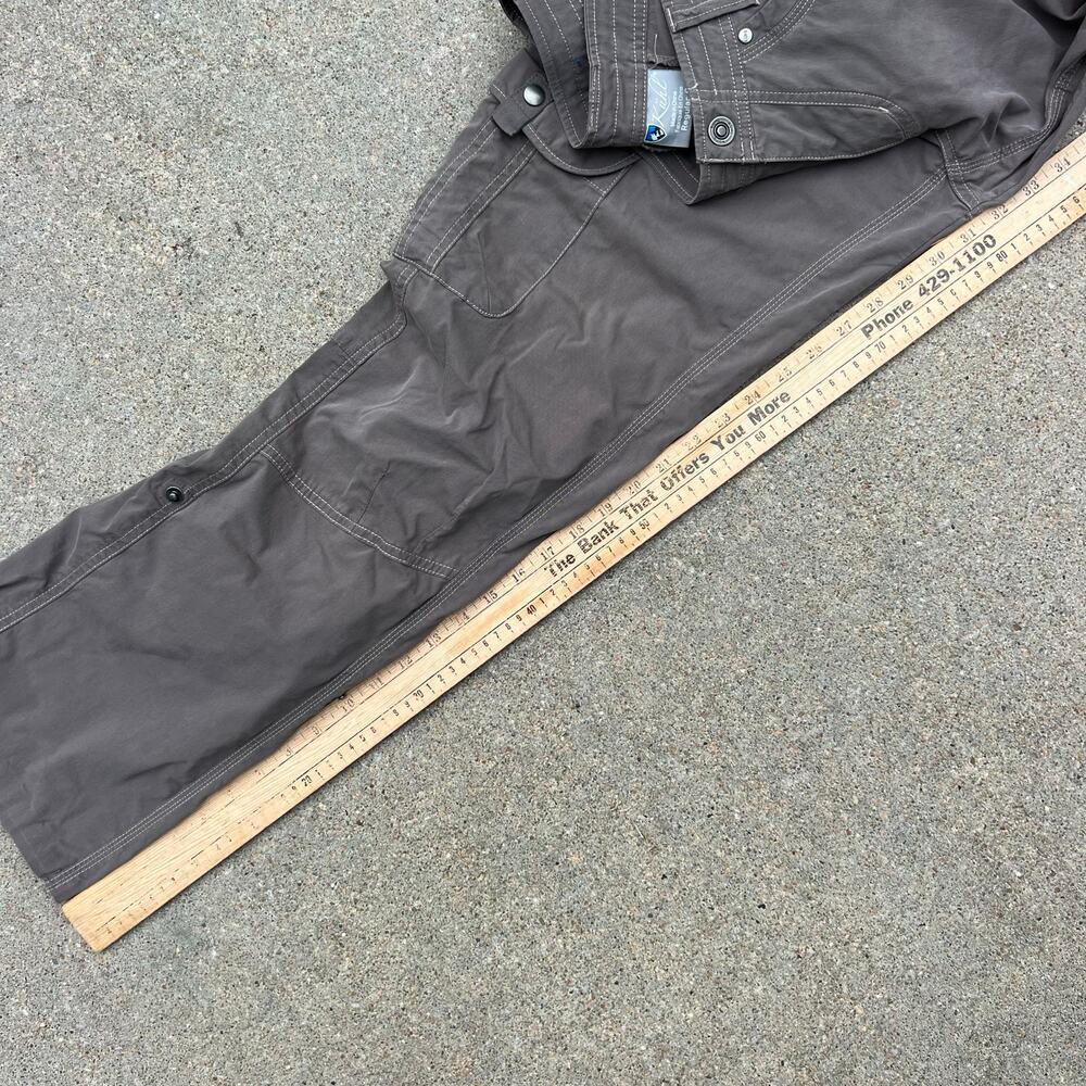 Kuhl Splash Roll-up Vintage Patinadye Gray Hiking Cargo Pants Size 6 Regular - Picture 10 of 10